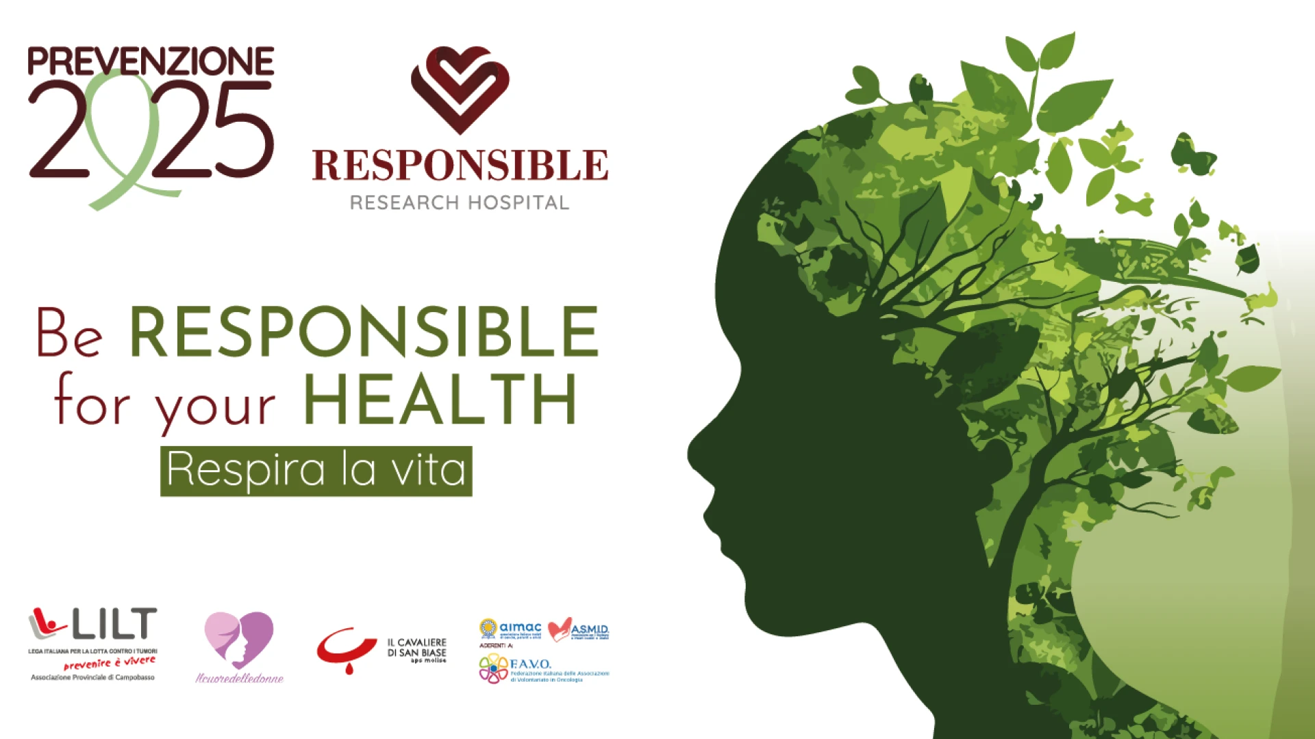 Be Responsible for Your Health: Respira la Vita Seconda tappa della campagna “Prevenzione 2025” di Responsible Research Hospital
